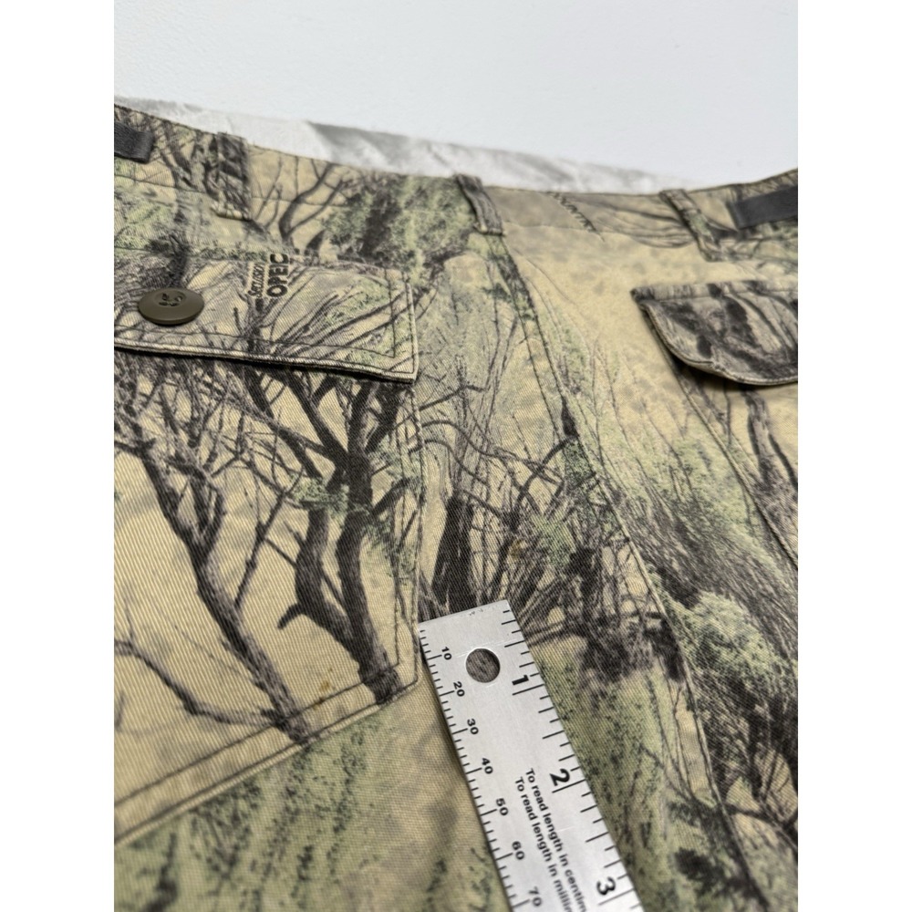 Cabelas Camo Cargo Pants Mens 34 Seclusion Open Country Hunting 90s Y2K Vintage - Picture 7 of 11